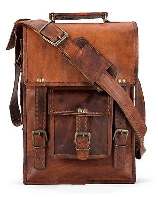 #ad Men#x27;s Shoulder Travel Laptop Brown Messenger New Crossbody Trending Bag