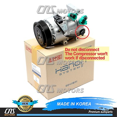 #ad ⭐OEM⭐ AC Compressor W Clutch for 2011 2014 Sonata 2011 2012 Optima 977013R000