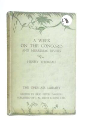 #ad A Week on the Concord and Merrimac Rivers Henry Thoreau 1932 ID:10576