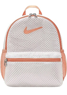 #ad Nike JUST DO DO IT Girls Mini Backpack Crimson Silver