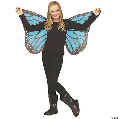 #ad Soft Butterfly Wings For Children Blue