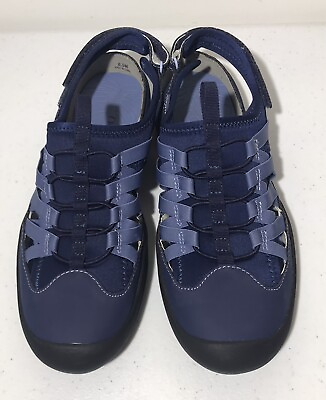 #ad JBU Jambu Water Sandals Shoes Blue Water Ready Bubbles Eco Vegan Womens Size 6.5