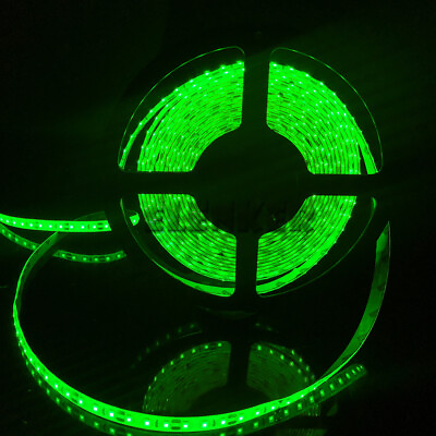 #ad 5M 600LED Waterproof Green Flexible LED Strip Tape 3528 SMD Lamp Light 12V DIY