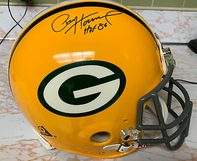 #ad PAUL HORNUNG Autographed Signed GREEN BAY PACKERS AUTHENTIC FULL SIZE HELMET MM
