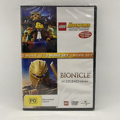 #ad #ad Lego Adventures Clutch Powers amp; Bionicle Legend Reborn DVD R4PAL Sealed FreePost
