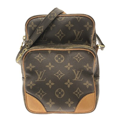 #ad Auth LOUIS VUITTON Amazone M45236 Brown Monogram TH0052 Shoulder Bag