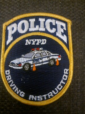 #ad Sought After NYPD Driving Instructor Police Patch