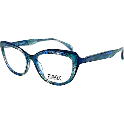 #ad Ziggy by Cendrine O 1782 Women#x27;s Plastic Eyeglass Frame C1 Blue Green 51 16