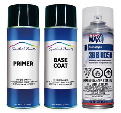 #ad For GMC WA9589 Burgundy Met. Aerosol Paint Primer amp; Clear Compatible