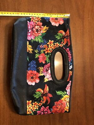 #ad Floral clutch purse
