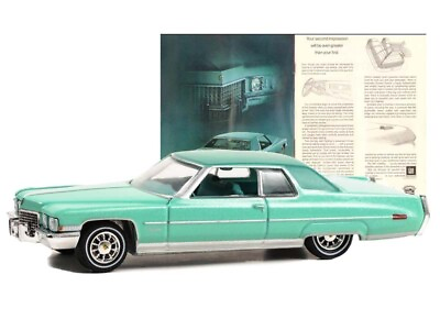 #ad 1971 Cadillac Coupe DeVille Diecast 1:64 Scale Model Greenlight 39130D