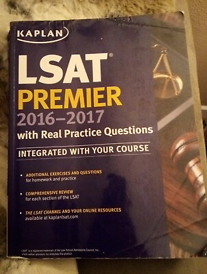 #ad Kaplan LSAT PREMIER 2016 2017 with Real Practice Questions