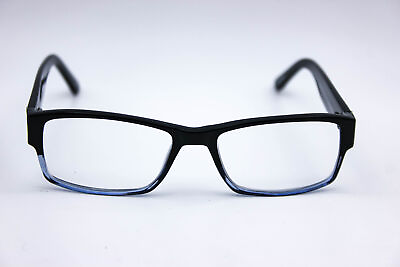 #ad Giovani Di Venezia Louis Black Blue Fade Rectangle Eyeglasses Frames 53 17 140