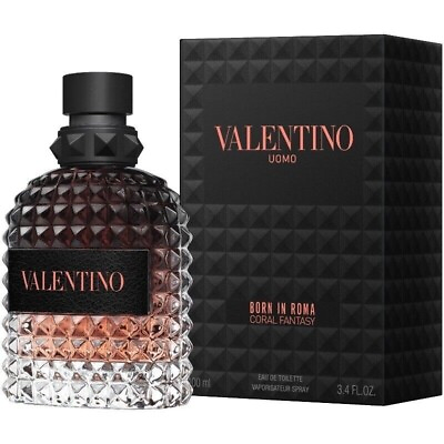 #ad Valentino Uomo Born In Roma Coral Fantasy 3.4 oz 100ml Eau de Toilette Spray