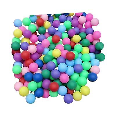 #ad 50Pcs Colored Ping Pong Balls 40mm Table Tennis Balls for