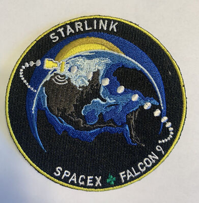 #ad Original SpaceX STARLINK Mission Patch NASA Falcon 9 3.5”
