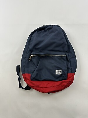 #ad Herschel Backpack Classic Laptop Pocket Adult Blue Red Bottom