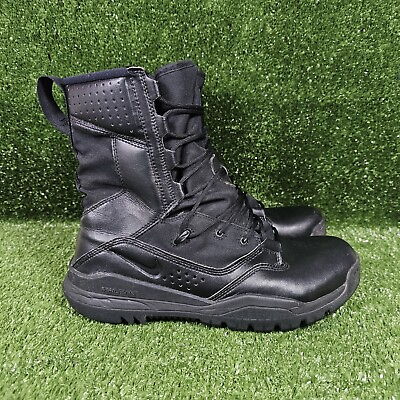 #ad Nike SFB Special Field 2 Boot 8quot; Tactical Black Military Combat AO7507 001 10.5