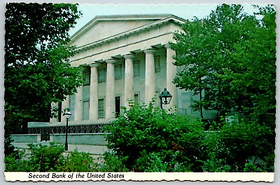 #ad Second Bank of the U. S. Independence National Historical Park PA Postcard