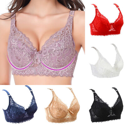 #ad Push Up Bras Women Lace Bra Underwear Brassiere Lift support Sexy Lingerie B C D