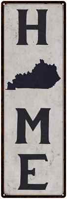 #ad Kentucky is My Home Vintage Chic Wall Decor Metal Sign 106180025016