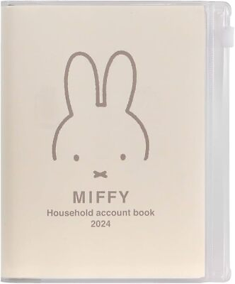 #ad Kutwa Notebook Miffy Household Account 2024 A6 Weekly Face MF771A St A6 Schedule