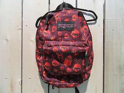 #ad Jansport Disney Pixar The Incredibles 2 Red Backpack Bag