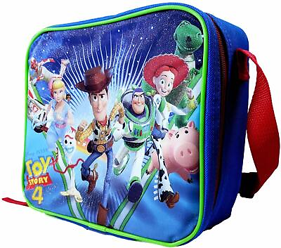 #ad Disney Pixar Toy Story 4 Lunch Box Bag Insulated Soft Case with Strap