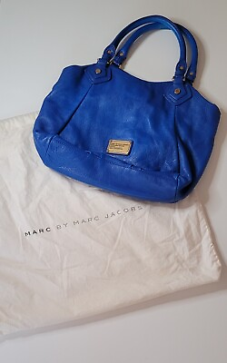 #ad MARC by Marc Jacobs Classic Q Fran Satchel Bag Blue