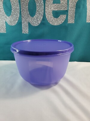 #ad Tupperware Modular Medium Round Bowl 2L 8.25 Cup Purple