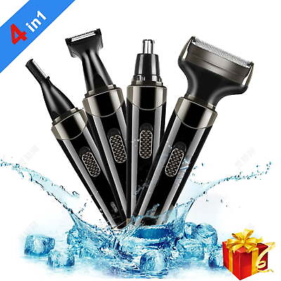 #ad Electric Shaver 4 in 1 Electric Razor Men IPX7 Waterproof Mustache Trimmer Kit