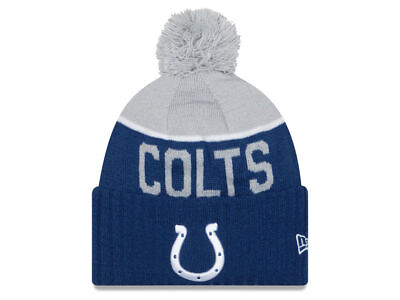 #ad NWT Indianapolis Colts New Era NFL Sport Knit Cap Beanie Winter Hat Toboggan