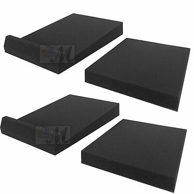 #ad 2PACK Studio Monitor Isolation Pads IsoPad Acoustic Foam Platform Stabilizer