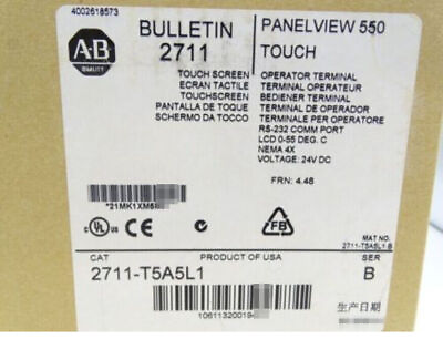 #ad 2711 T5A5L1 Brand New Allen Bradley 2711 T5A5L1PANELVIEW 500 SER A Free Shipping