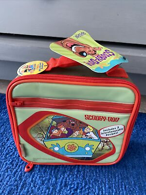#ad Scooby Doo Soft Lunch Box Bag Insulated Zippered Thermos Brand NWT