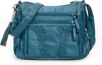 #ad Crossbody Bag for Women with Tassel Ladies Soft PU Leather Purses and Handbag Po