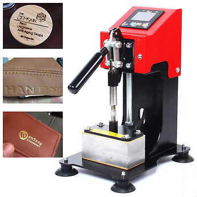 #ad 900W Electric Heat Press Machine High Pressure Hot Press Stamping Machine 0 485℉