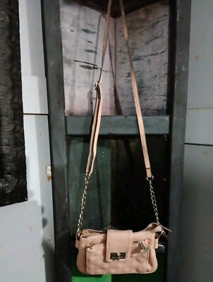 #ad Woman#x27;s Shoulder Bag Purse Handbag Tan Multi Pocket Purse