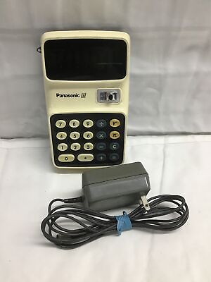 #ad Vintage Panasonic Model 860 Manual Calculator With Charger Works