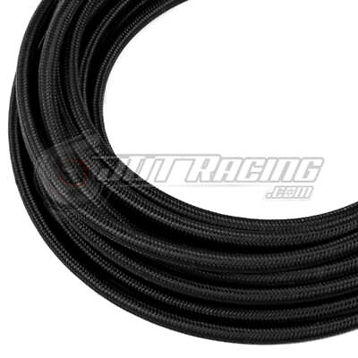 #ad AN16 16AN Black Nylon Braided Stainless Steel Hose HIGH QUALITY 5FT Feet Section