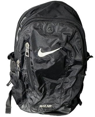 #ad #ad Nike Team Training Max Air Backpack Book Bag Black