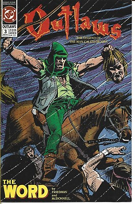 #ad OUTLAWS #3 DC COMICS 1991 BAGGED AND BOARDED