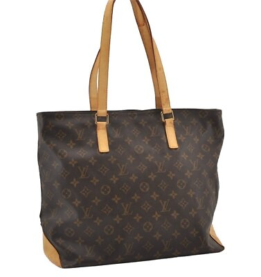 #ad Authentic Louis Vuitton Monogram Cabas Mezzo Shoulder Tote Bag M51151 LV 0950J
