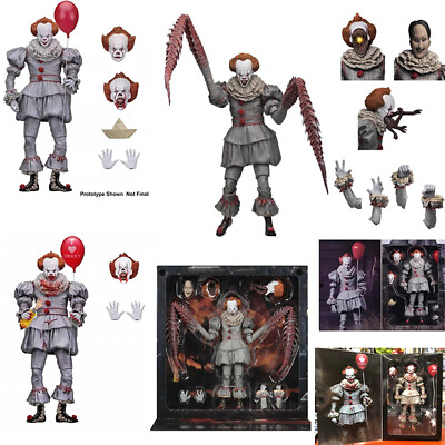 #ad NECA 2017 IT Pennywise Dancing Clown Ultimate 7quot; Action Figure Toys Gift Boxed