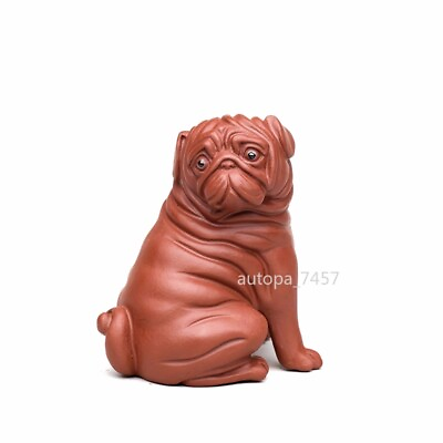 #ad Small Purple Sands Dog Home Art Craft Decor Pet Statue Gift Pets New Collection