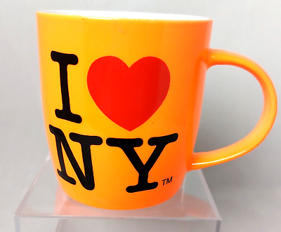 #ad I Love heart NY New York Mug Graphics Coffee Cup Mug Torkia Int#x27;l China Orange