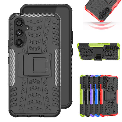 #ad Shockproof Hard Armor Hybrid Stand Back Case Cover For Samsung Galaxy A series