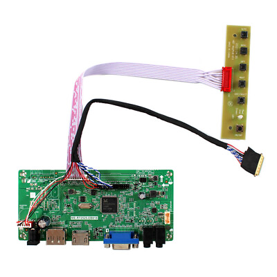 #ad HDMI DP VGA LCD Controller Board For 10.1quot; 14quot; 15.6quot; LP156WH2 TL 1366x768 LCD