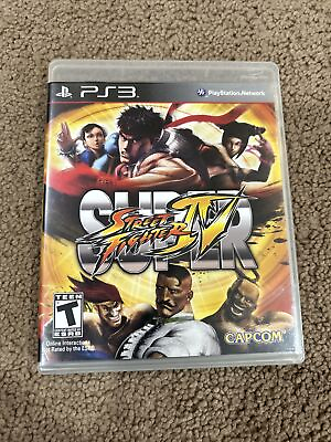 #ad Super Street Fighter IV Sony PlayStation 3 2010 No Scratches On Disc Complete