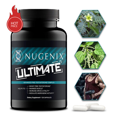#ad NUGENIX ULTIMATE Maca Testosterone Booster Energy amp; Endurance Muscle Health